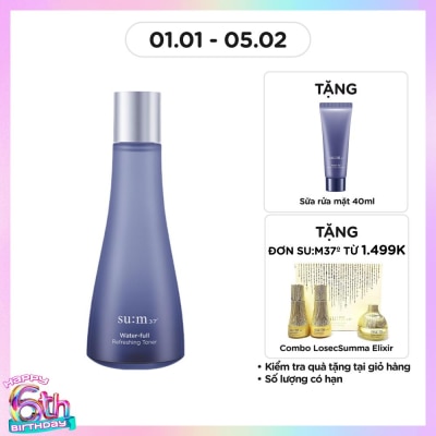 SU:M37º Nước Làm Mềm Da Su:m37 Water-Full Refreshing Toner 170ml