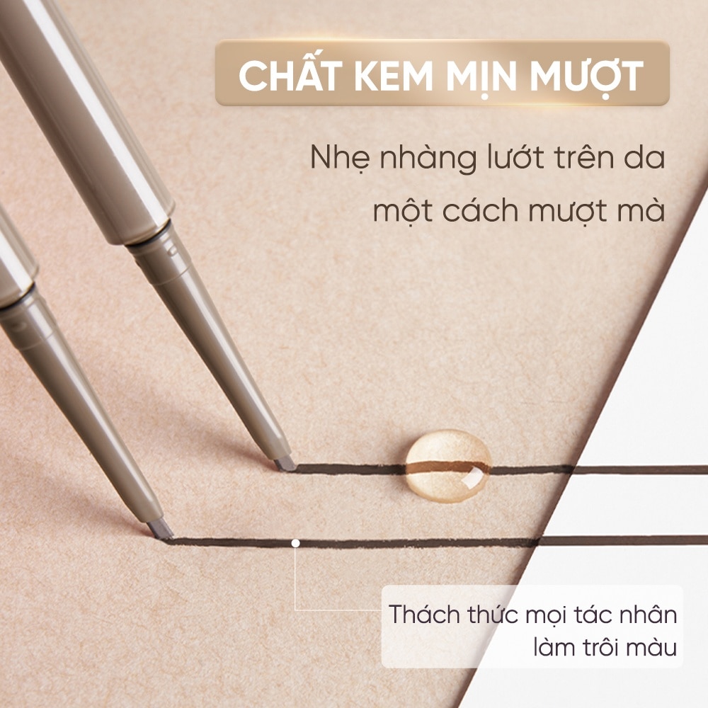 Bút Kẻ Mắt Judydoll Slim Gel Eyeliner 0.06g .#01 Black Brown