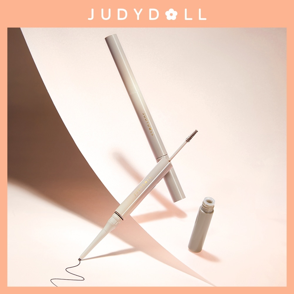 Chì Kẻ Mày Hai Đầu Judydoll Duo Eyebrow Pencil 0.06g+1.2g .#02 Grey Brown