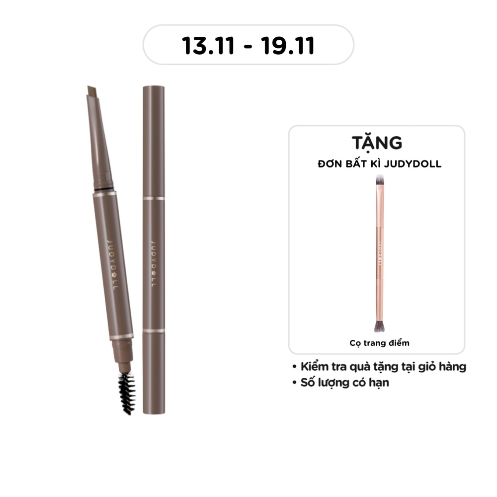 Chì Kẻ Mày Judydoll Long-Lasting Eyebrow Gel Pencil 0.15g .#01 Light Brown