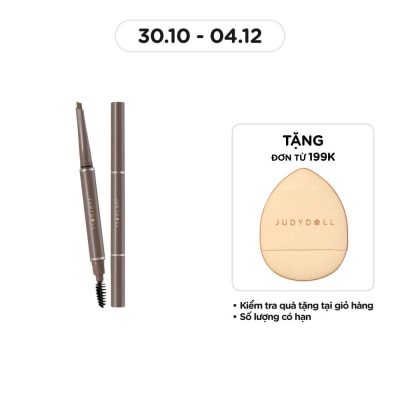 JUDYDOLL Chì Kẻ Mày Judydoll Long-Lasting Eyebrow Gel Pencil 0.15g .#01 Light Brown