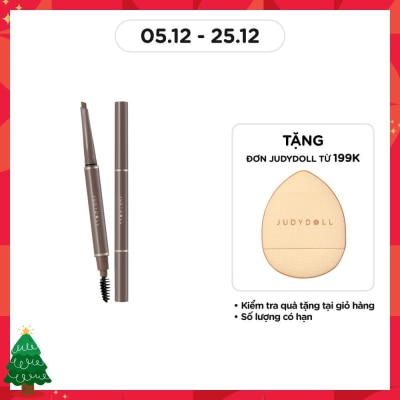 JUDYDOLL Chì Kẻ Mày Judydoll Long-Lasting Eyebrow Gel Pencil 0.15g .#02 Ash Brown