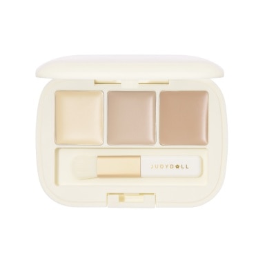 JUDYDOLL Bảng Che Khuyết Điểm 3 Màu Judydoll Three-Color Concealer Palette 2.7g .#01