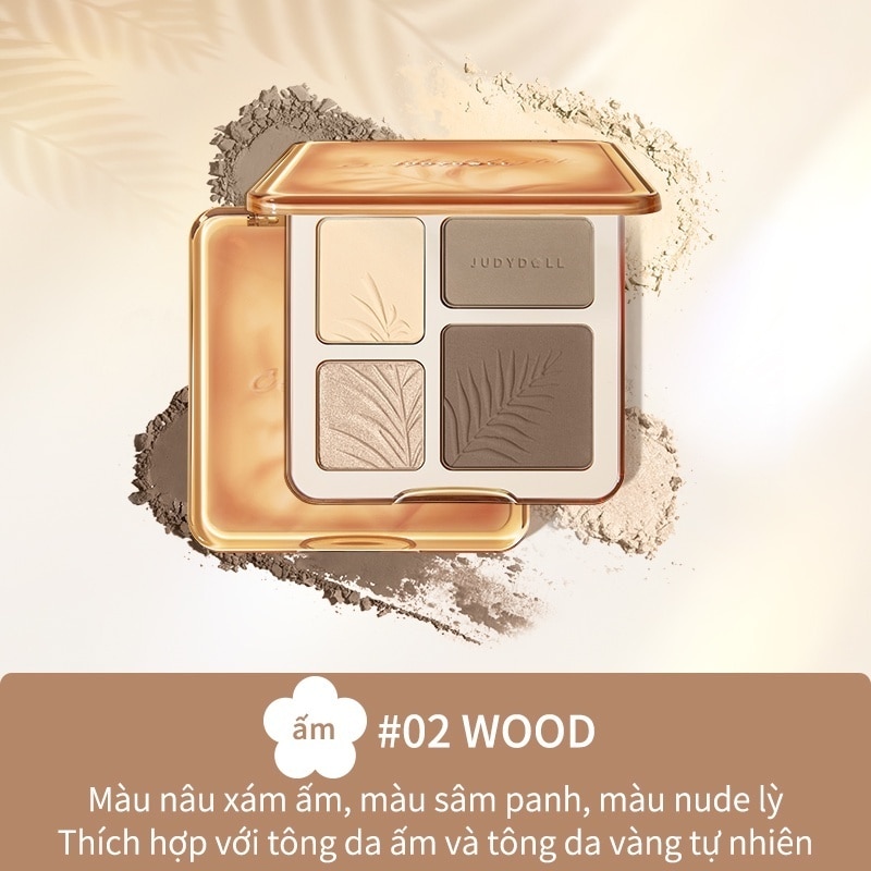 Phấn Bắt Sáng & Tạo Khối Judydoll Highlight & Contour 9g .#02