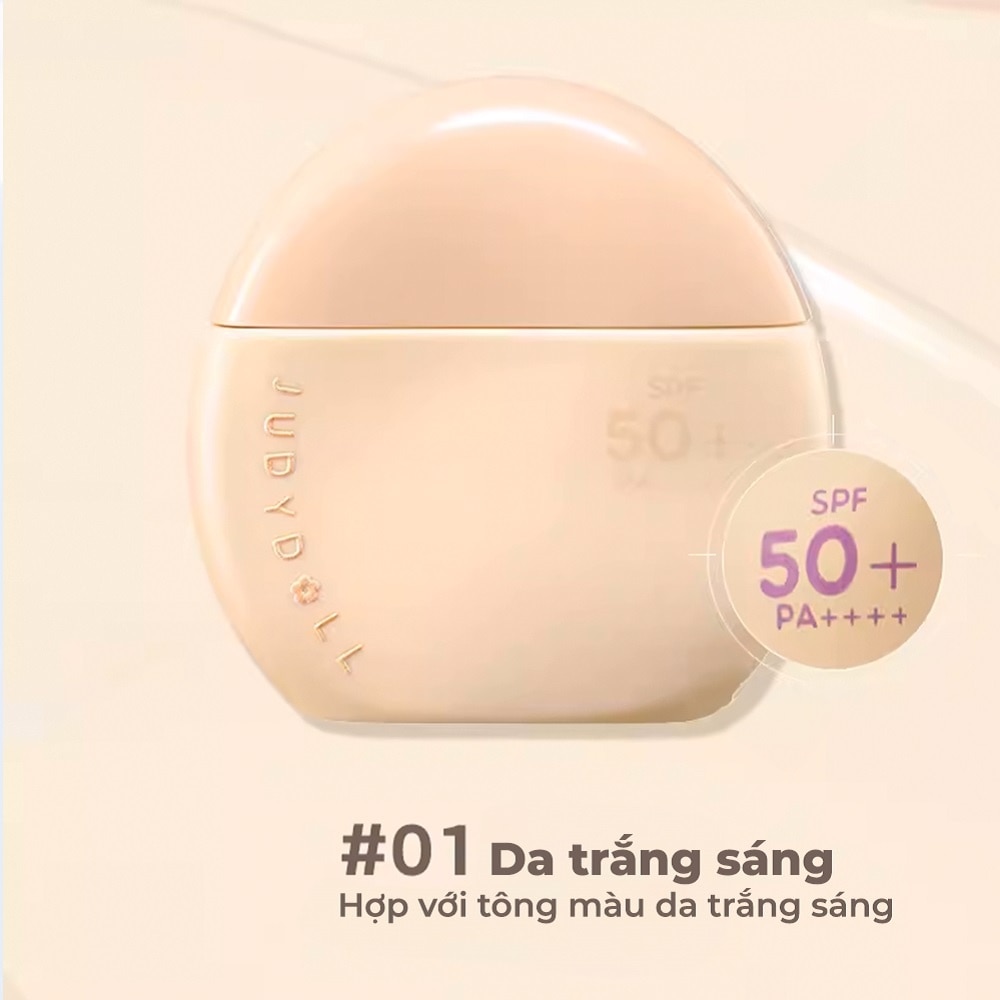Kem Chống Nắng Judydoll Sun Defense Tinted Moisturizer SPF50+ PA++++ 40g .#01