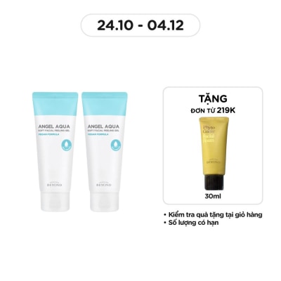 BEYOND Tẩy Tế Bào Chết Beyond Angel Aqua Soft Facial Peeling Gel Vegan Formula 100mlx2Pcs Disney