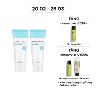 BEYOND Tẩy Tế Bào Chết Beyond Angel Aqua Soft Facial Peeling Gel Vegan Formula 100mlx2Pcs Disney