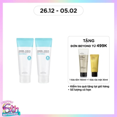 BEYOND Tẩy Tế Bào Chết Beyond Angel Aqua Soft Facial Peeling Gel Vegan Formula 100mlx2Pcs