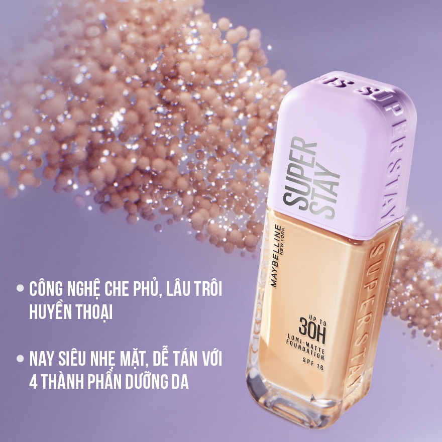 Kem Nền Lâu Trôi Maybelline Super Stay Up To 30H Lumi-Matte Foundation 35ml .#110