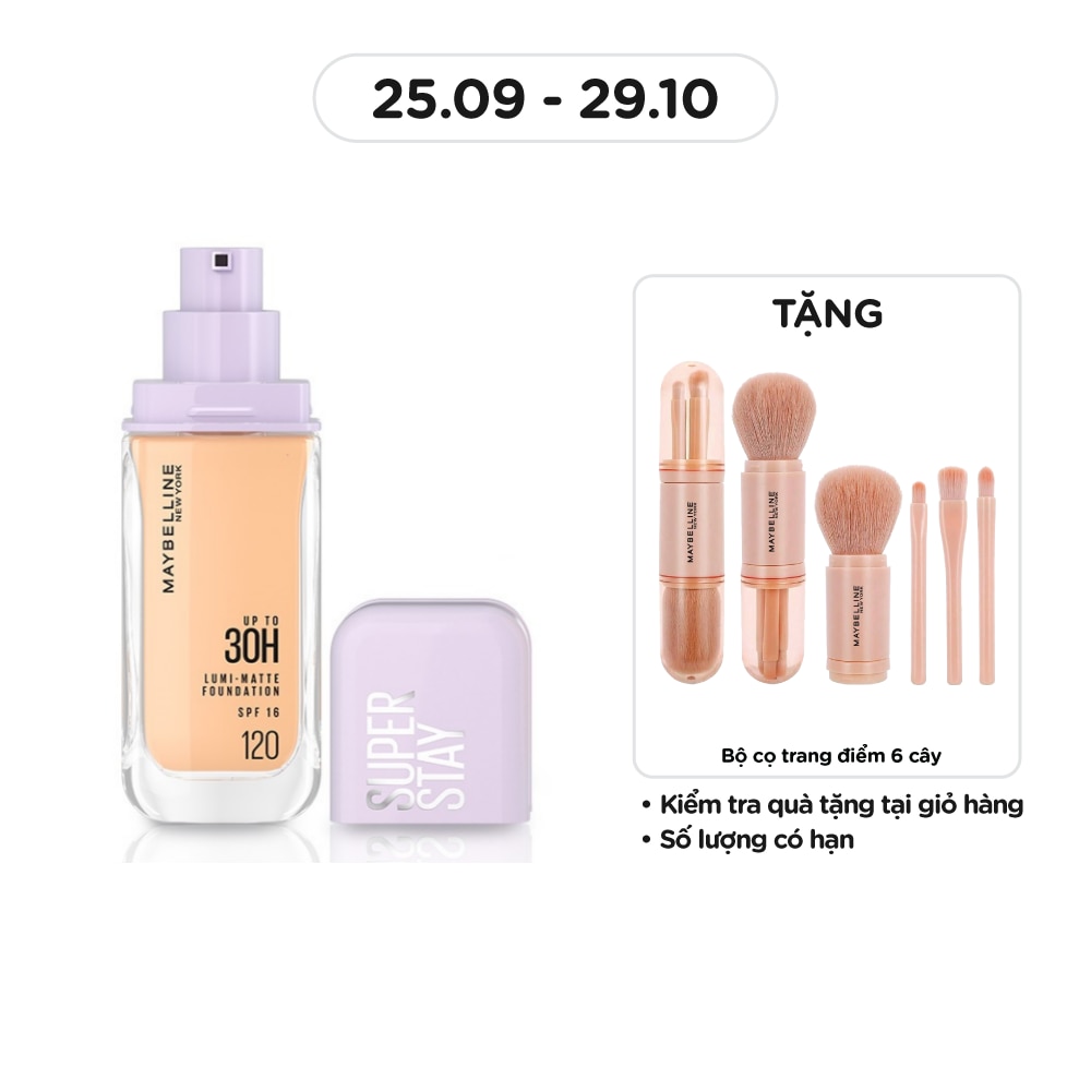 MAYBELLINE NEW YORK Super Stay Up To 30H Lumi-Matte Foundation 35ml .#120