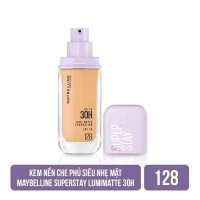 MAYBELLINE NEW YORK Super Stay Up To 30H Lumi-Matte Foundation 35ml .#128