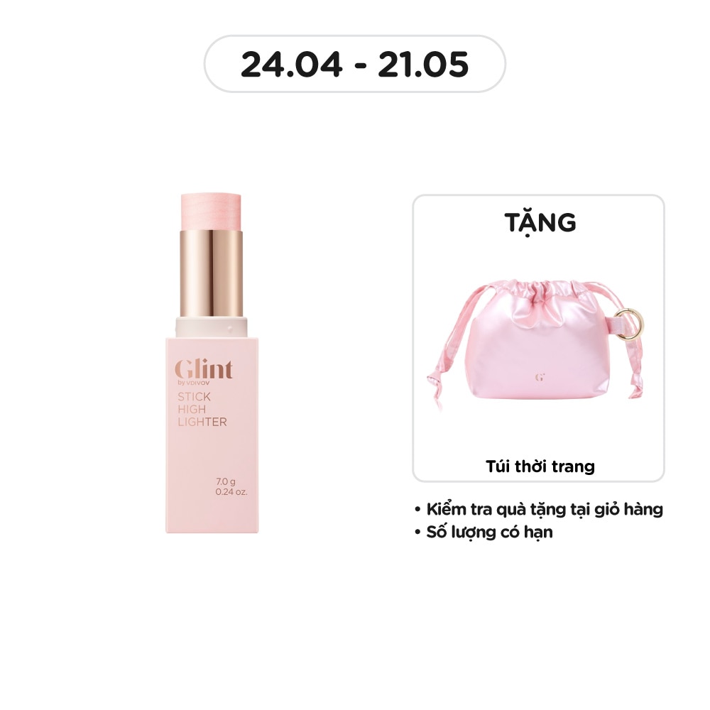 Nhũ Bắt Sáng Dạng Thỏi Glint By Vdivov Stick Highlighter 7g .#03 Rosy Moon