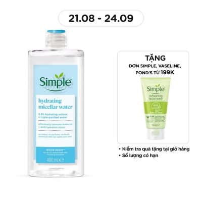 SIMPLE Hydrating Micellar Water 400ml