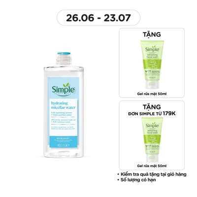 SIMPLE Hydrating Micellar Water 400ml