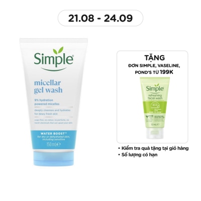 SIMPLE Micellar Gel Wash 150ml