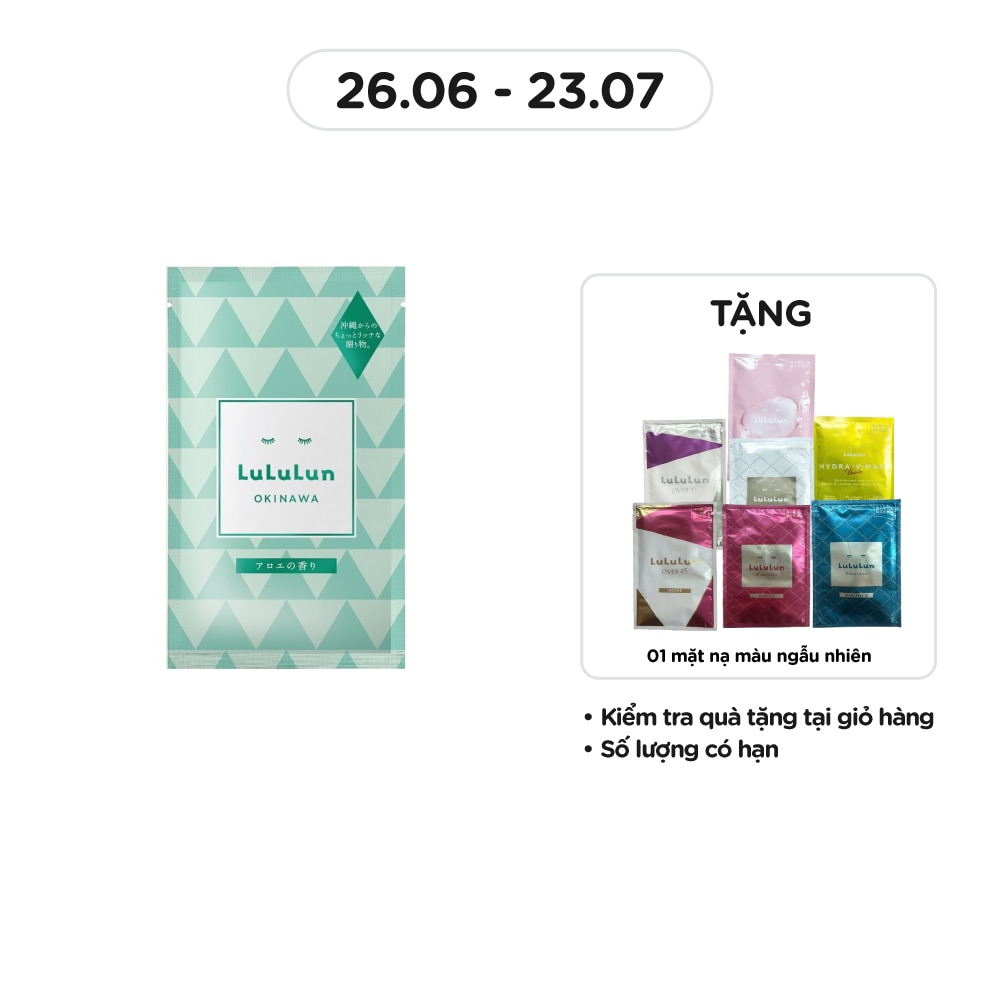 Mặt Nạ Lululun Face Mask Okinawa Aloe 33ml
