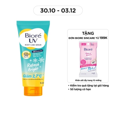 BIORE UV Body Care Serum Refresh Bright SPF50+ PA+++ 230ml