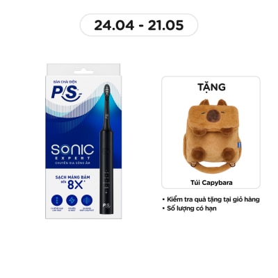 P/S Bàn Chải Điện P/S Sonic Expert Chuyên Gia Sóng Âm .#Màu Đen