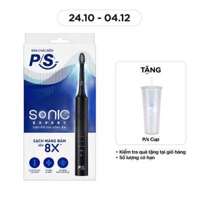 P/S Toothbrush Electric Sonic Expert .#Black