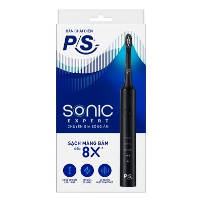 P/S Bàn Chải Điện P/S Sonic Expert Chuyên Gia Sóng Âm .#Màu Đen