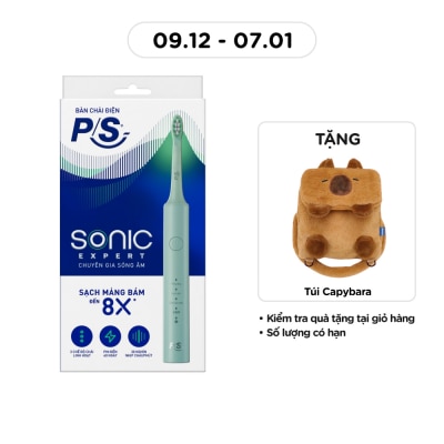 P/S Bàn Chải Điện P/S Sonic Expert Chuyên Gia Sóng Âm .#Màu Xanh