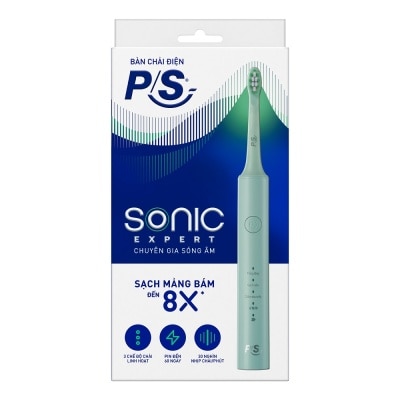 P/S Bàn Chải Điện P/S Sonic Expert Chuyên Gia Sóng Âm .#Màu Xanh