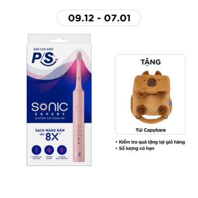 P/S Bàn Chải Điện P/S Sonic Expert Chuyên Gia Sóng Âm .#Màu Hồng