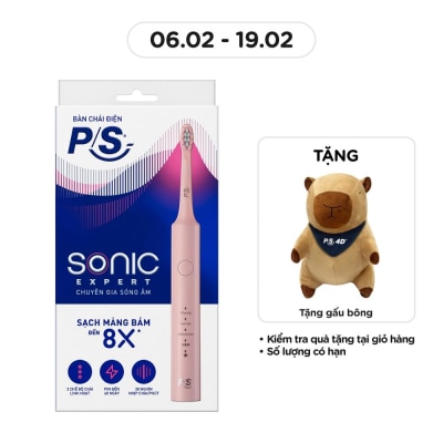 P/S Toothbrush Electric Sonic Expert .#Pink