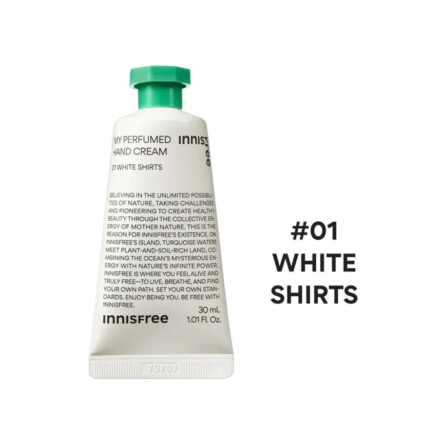 Kem Dưỡng Da Tay Innisfree My Perfumed Hand Cream 01 White Shirts 30ml