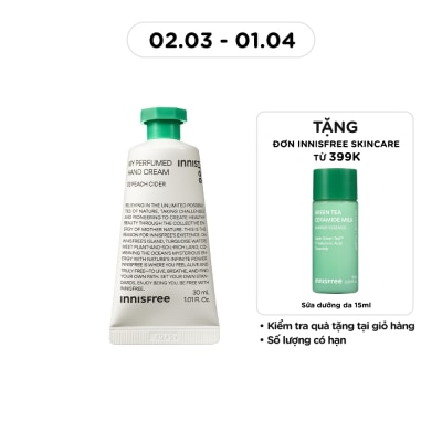 INNISFREE Kem Dưỡng Da Tay Innisfree My Perfumed Hand Cream 03 Peach Cider 30ml
