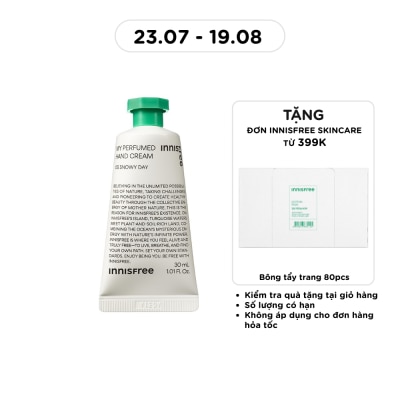 INNISFREE - Kem Dưỡng Da Tay Innisfree My Perfumed Hand Cream 05 Snowy Day 30ml image