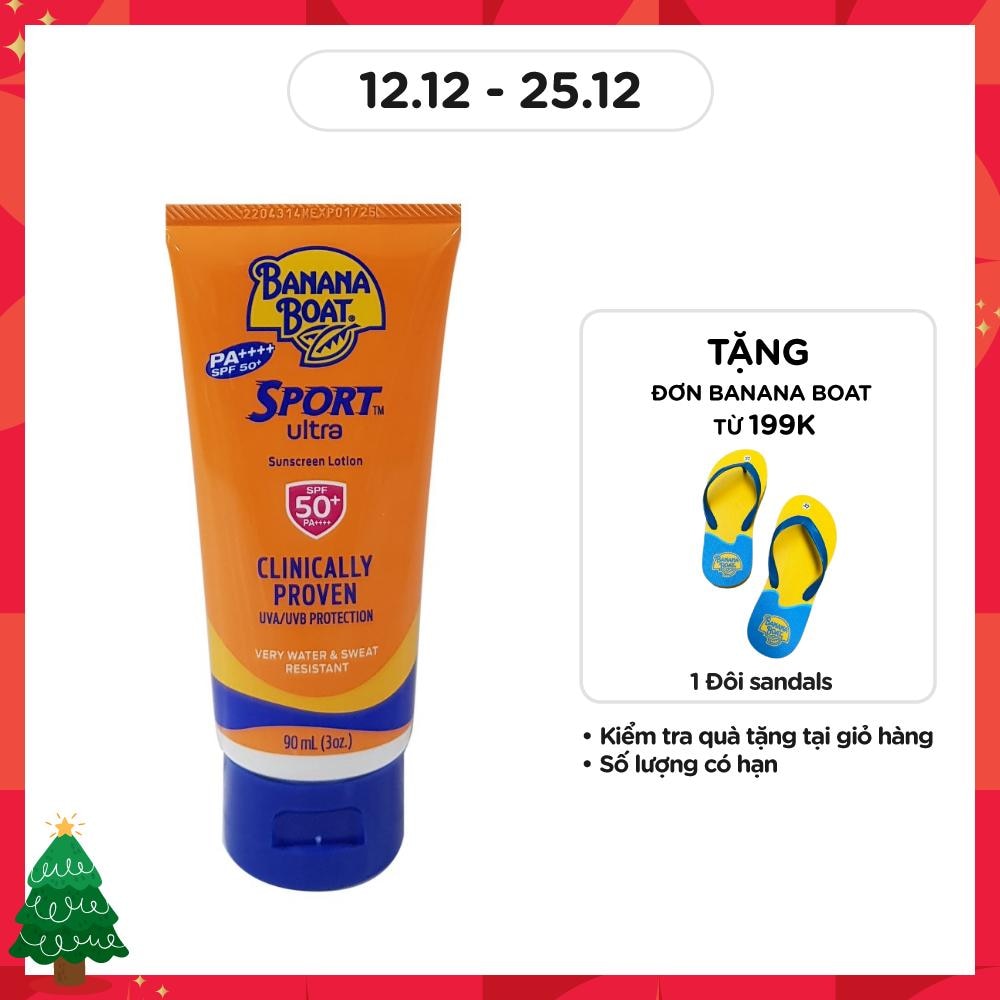 Kem Chống Nắng Banana Boat Sport Ultra Sunscreen Lotion SPF50+ PA++++ 90ml