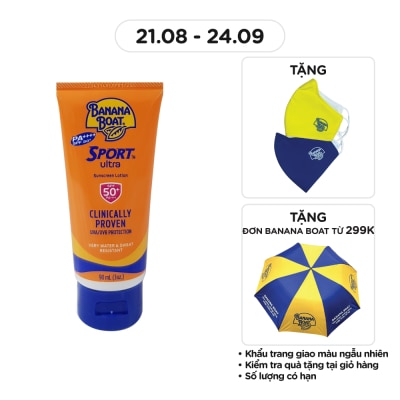 BANANA BOAT Sport Ultra Sunscreen Lotion SPF50+ PA++++ 90ml