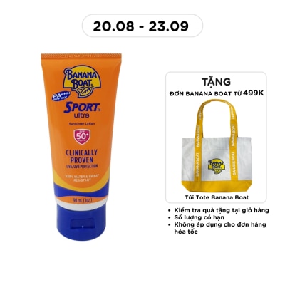 BANANA BOAT - Kem Chống Nắng Banana Boat Sport Ultra Sunscreen Lotion SPF50+ PA++++ 90ml image