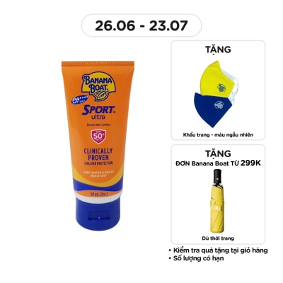 BANANA BOAT Sport Ultra Sunscreen Lotion SPF50+ PA++++ 90ml