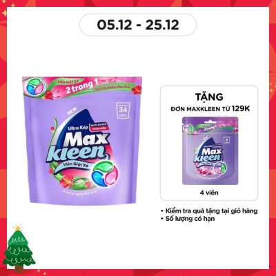 MAXKLEEN Softergent Pod Relaxing Day 15gx34pcs