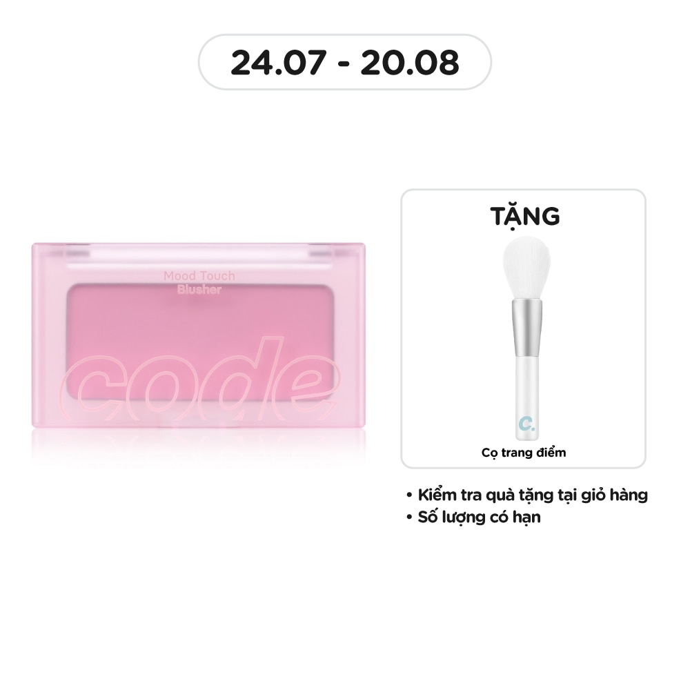 CODE GLOKOLOR Mood Touch Blusher 3.5g .#01 Legendary Pink