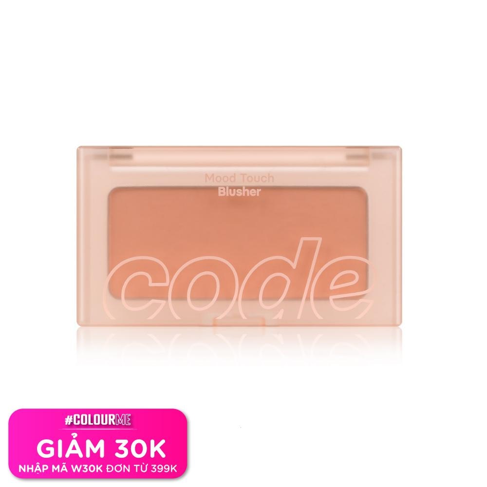 CODE GLOKOLOR Mood Touch Blusher 3.5g .#02 Morning Coral