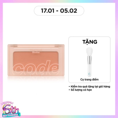 CODE GLOKOLOR Mood Touch Blusher 3.5g .#02 Morning Coral