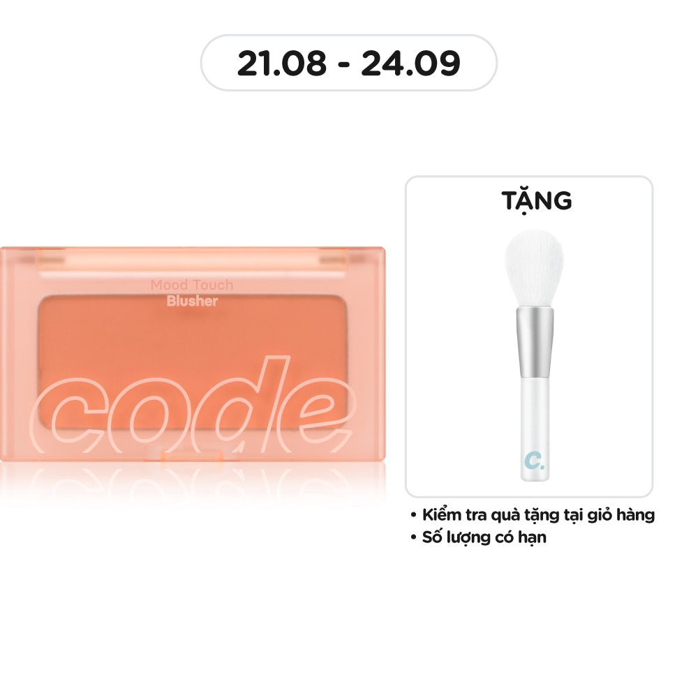 CODE GLOKOLOR Mood Touch Blusher 3.5g .#03 Sunset Apricot