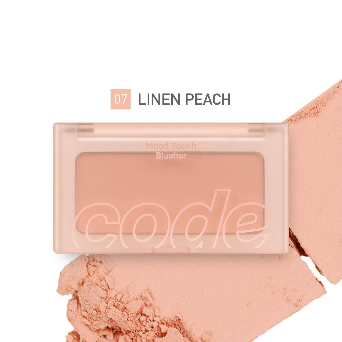 Mood Touch Blusher 3.5g .#07 Linen Peach