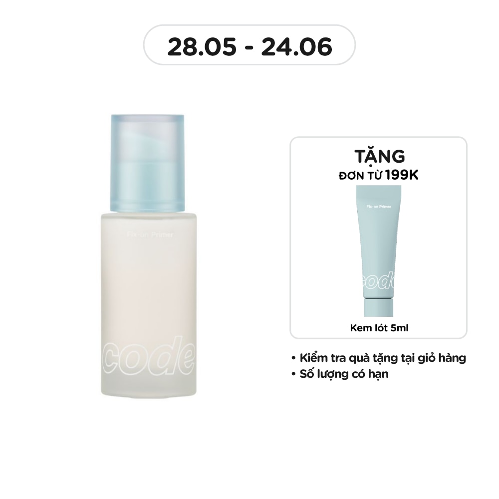 Kem Lót Kiềm Dầu Code Glokolor Fix-On Primer 30ml