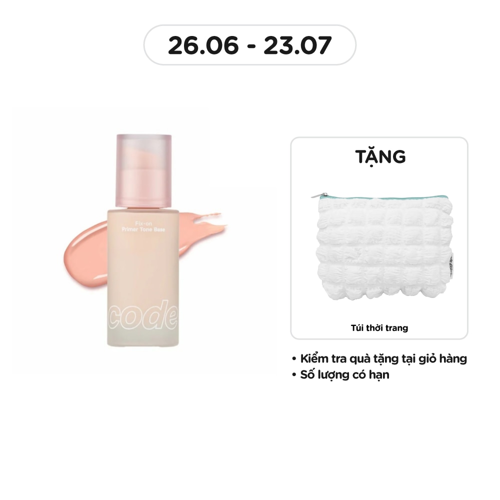 Kem Lót Nâng Tông Code Glokolor Fix-On Primer Tone Base 30ml