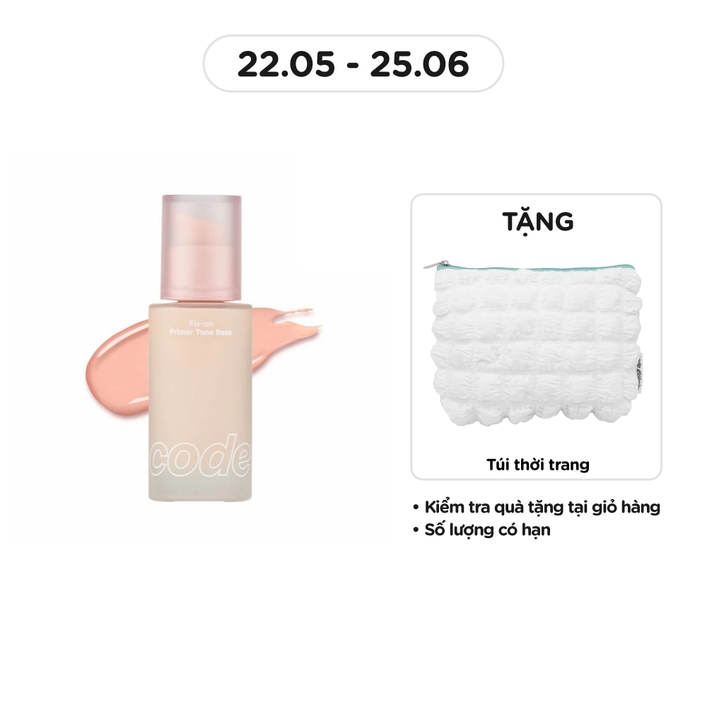 Kem Lót Nâng Tông Code Glokolor Fix-On Primer Tone Base 30ml