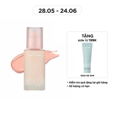 CODE GLOKOLOR - Kem Lót Nâng Tông Code Glokolor Fix-On Primer Tone Base 30ml