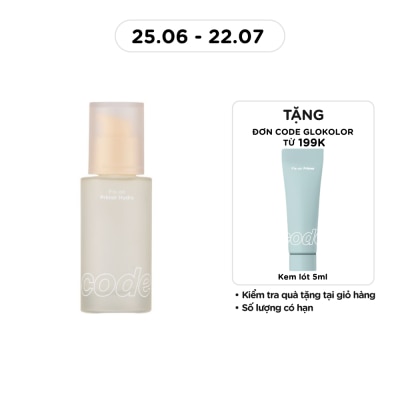 CODE GLOKOLOR - Kem Lót Dưỡng Ẩm Code Glokolor Fix-On Primer Hydro 30ml