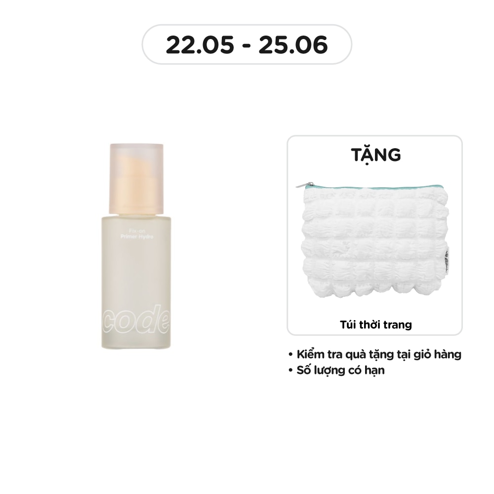 Kem Lót Dưỡng Ẩm Code Glokolor Fix-On Primer Hydro 30ml