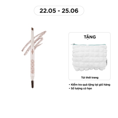 CODE GLOKOLOR Mono Brow Pencil Auto 0.35g .#03 Natural Brown