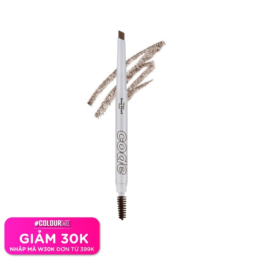 Chì Kẻ Mày Code Glokolor Mono Brow Pencil Auto 0.35g .#05 Grey Brown