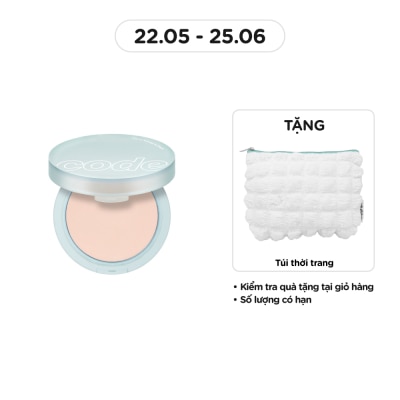 CODE GLOKOLOR Fix-On Primer In Pact SPF30, PA+++ 11g .#21 Ivory